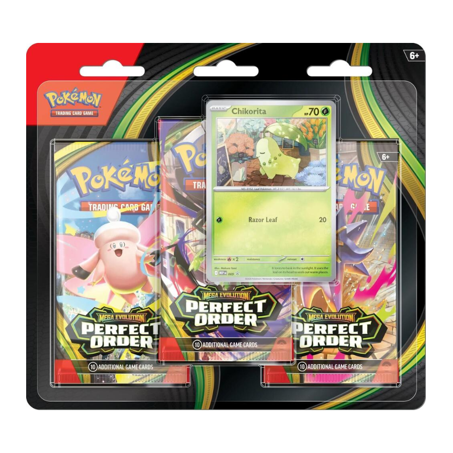 Pokemon Perfect Order 3-Pack Blister ME03