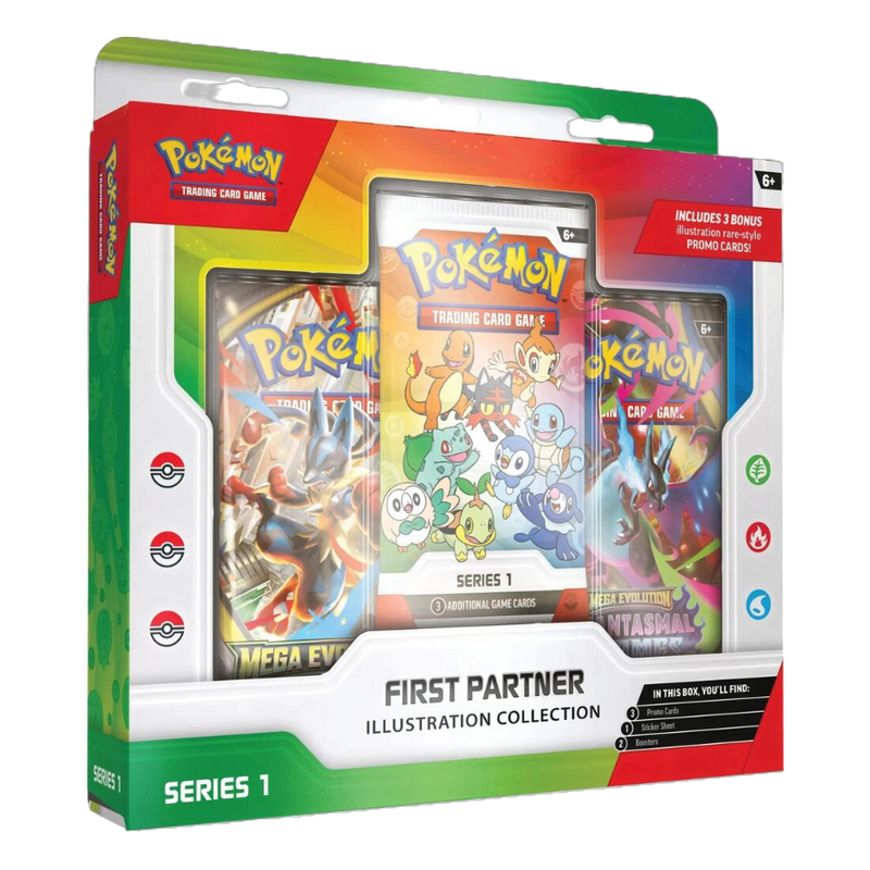 Pokemon First Partner Illustration Collection Promo Box - Series 1-1