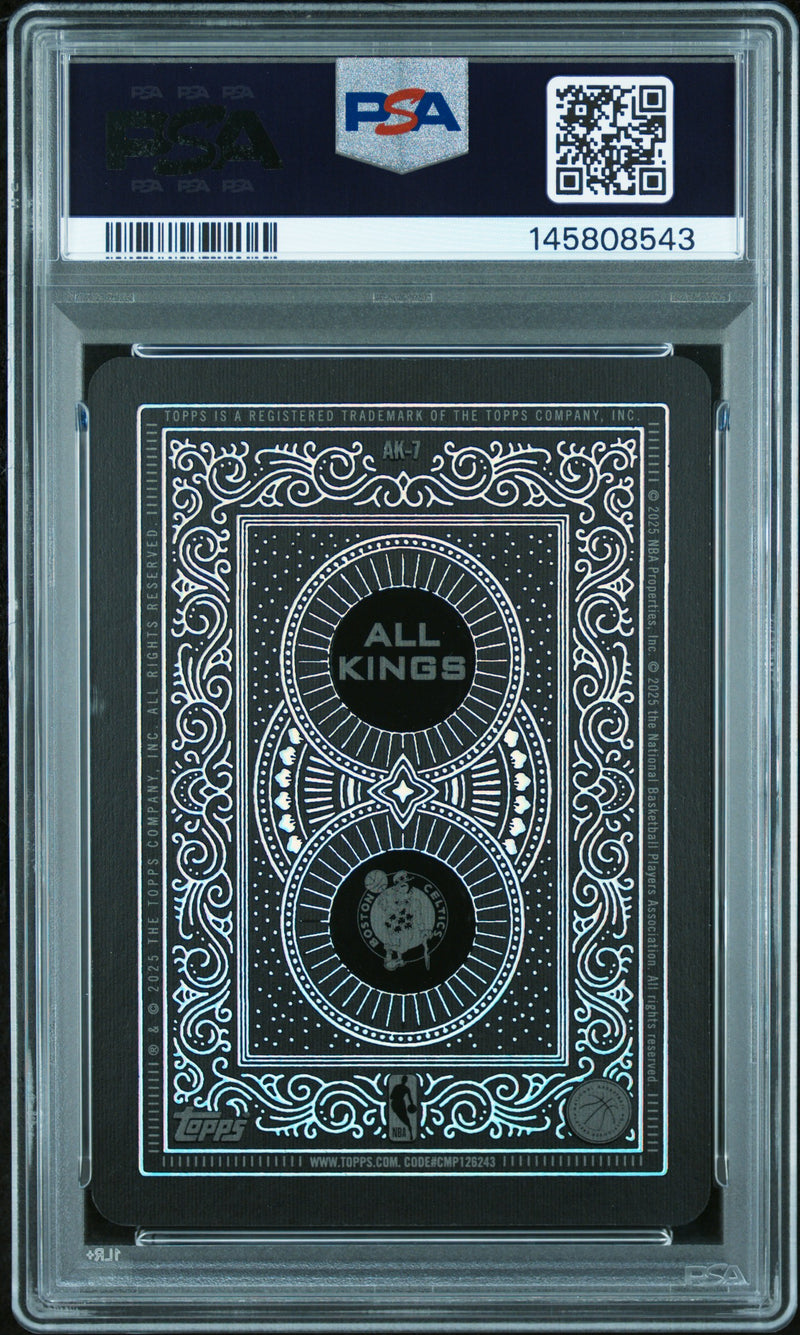 Jayson Tatum 2025-26 Topps All Kings Case Hit SSP PSA 8-2