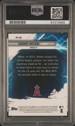 Shohei Ohtani 2019 Bowman's Best Atomic Refractor Power Producers PSA 10-2