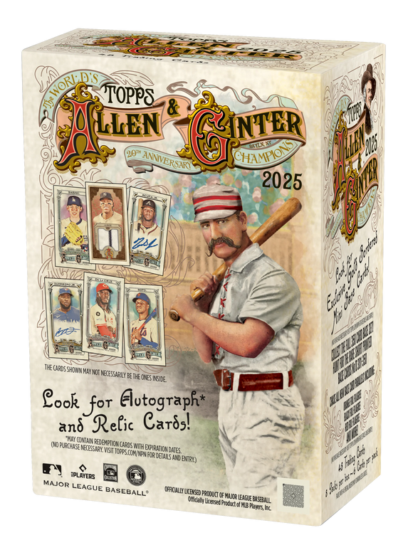 Product 2025 Topps Allen & Ginter Baseball Blaster Box Link
