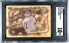 Anthony Volpe RC 2023 Topps Heavy Lumber Rookie SSP SGC 10-1