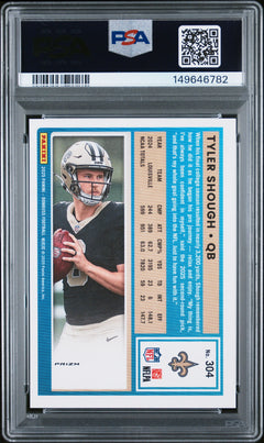 Tyler Shough RC 2025 Donruss Optic Preview Football Emoji Rated Rookie #304 PSA 9-2