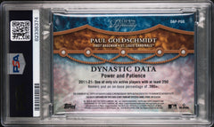Paul Goldscmidt 2022 Topps Dynasty Game Used Patch Auto SP 2/10 PSA 10-2