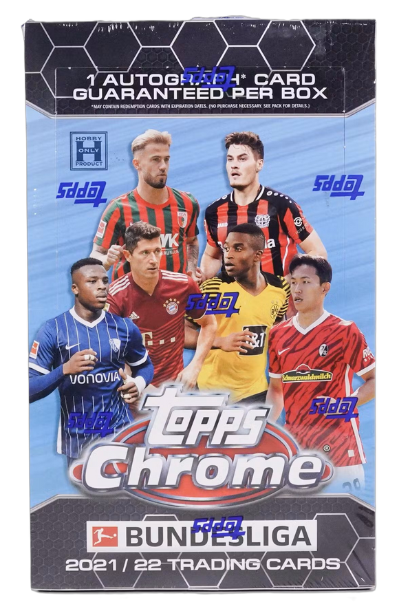 Product 2021-22 Topps Chrome Bundesliga Soccer Hobby Box Link