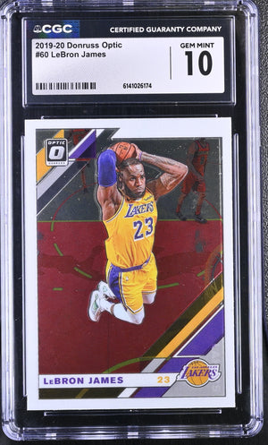 Lebron James 2019-20 Donruss Optic #60 CGC 10
