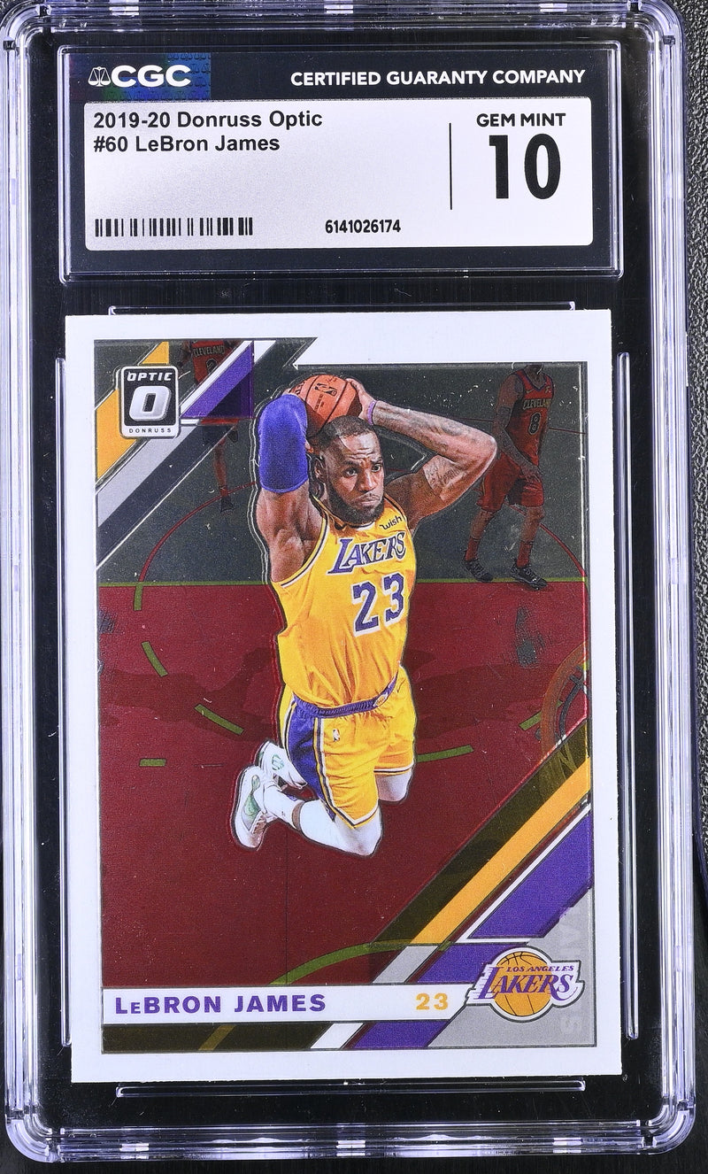 Lebron James 2019-20 Donruss Optic #60 CGC 10-1