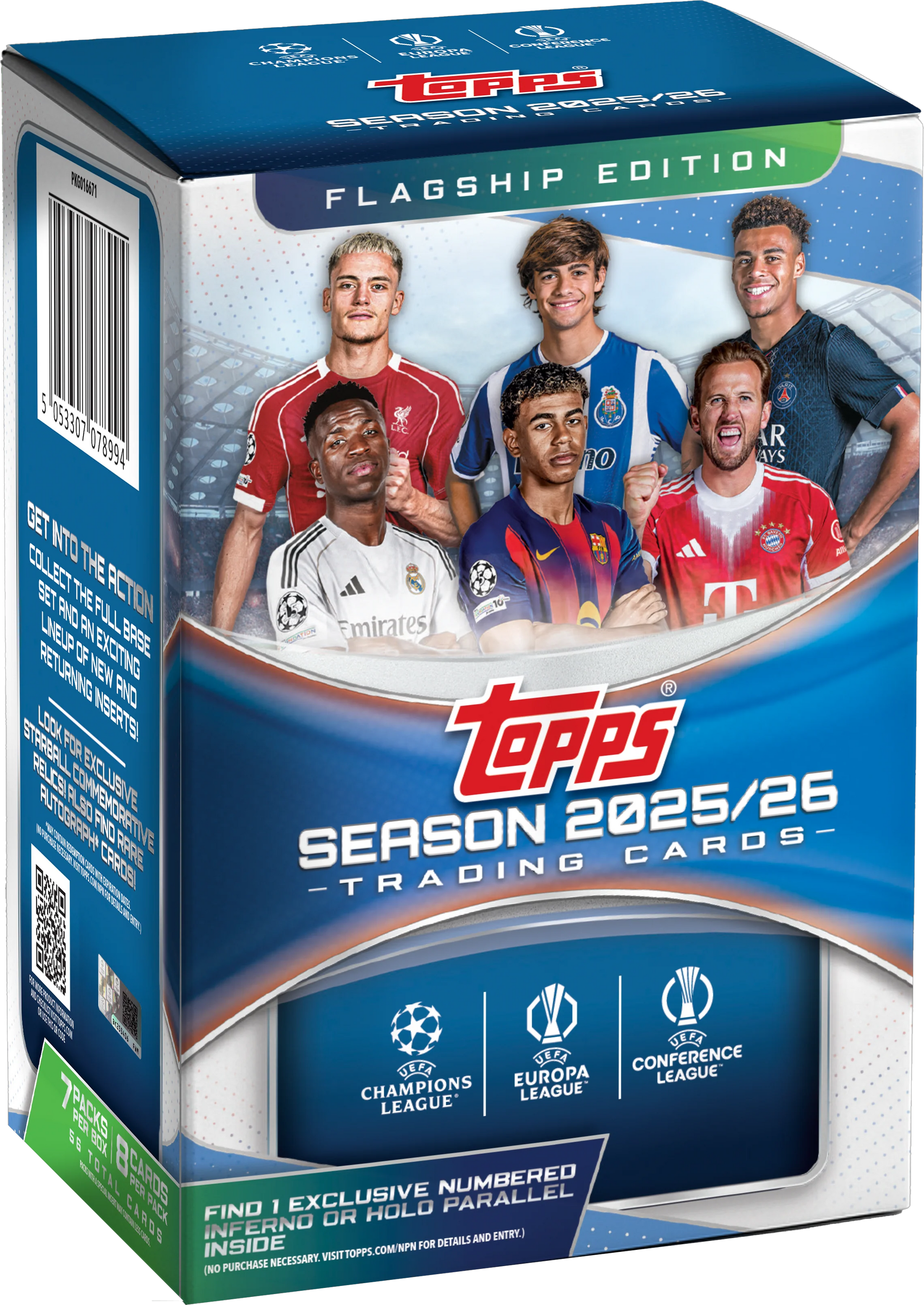 2025-26 Topps UEFA Club Competitions Blaster Box-1