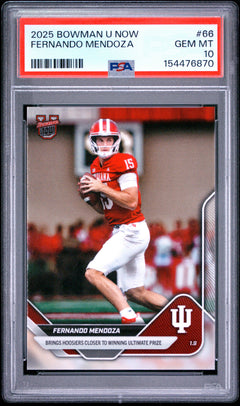 2025 Bowman U Now #66 Fernando Mendoza PSA 10-1