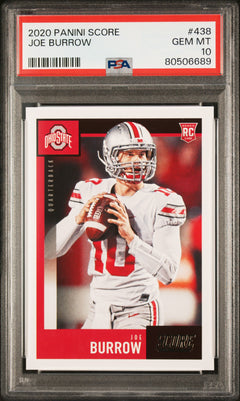 2020 Panini Score #438 Joe Burrow PSA 10-1