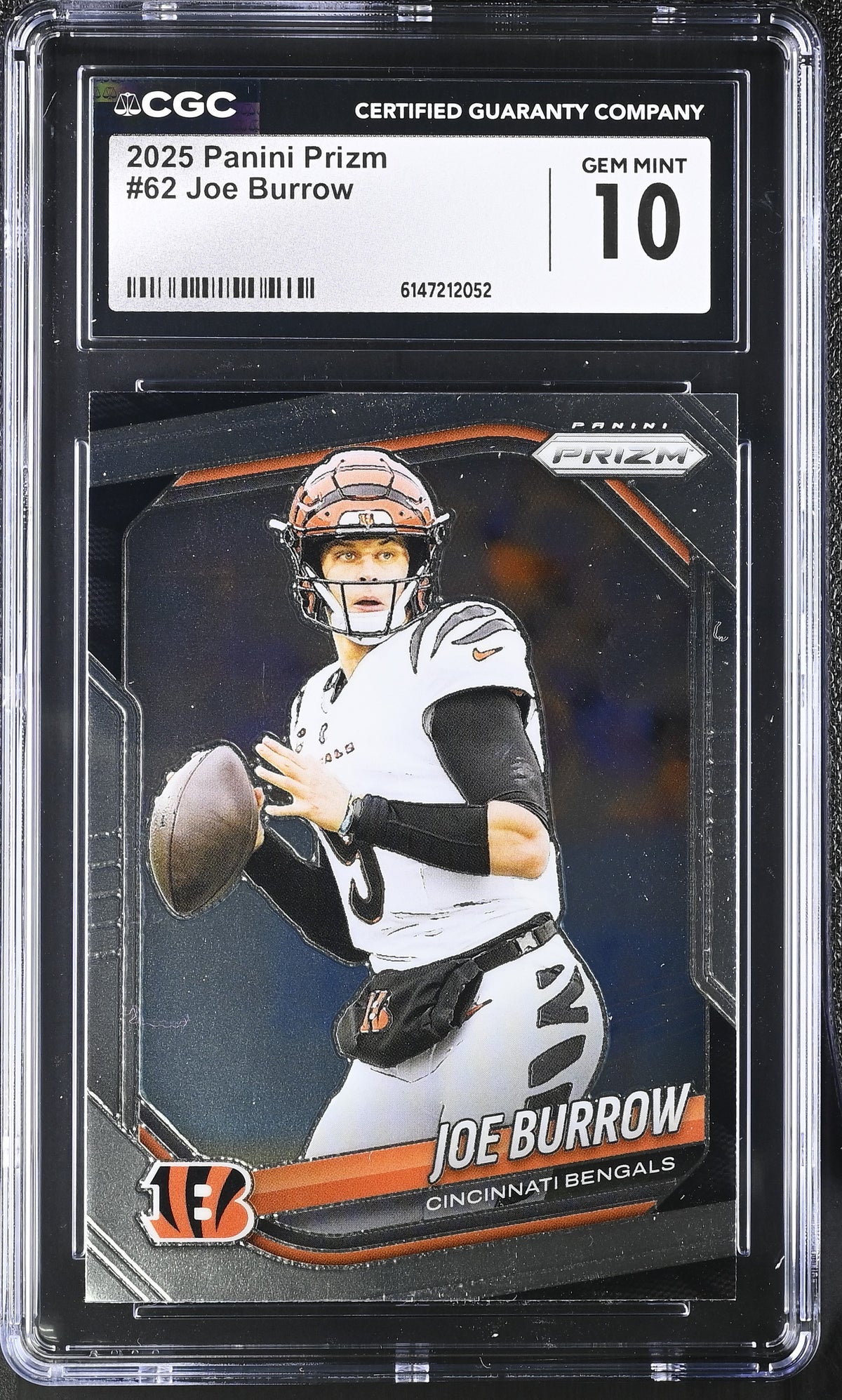 2025 Panini Prizm #62 Joe Burrow CGC 10-1