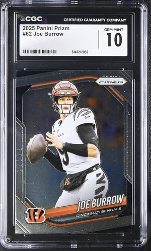 2025 Panini Prizm #62 Joe Burrow CGC 10