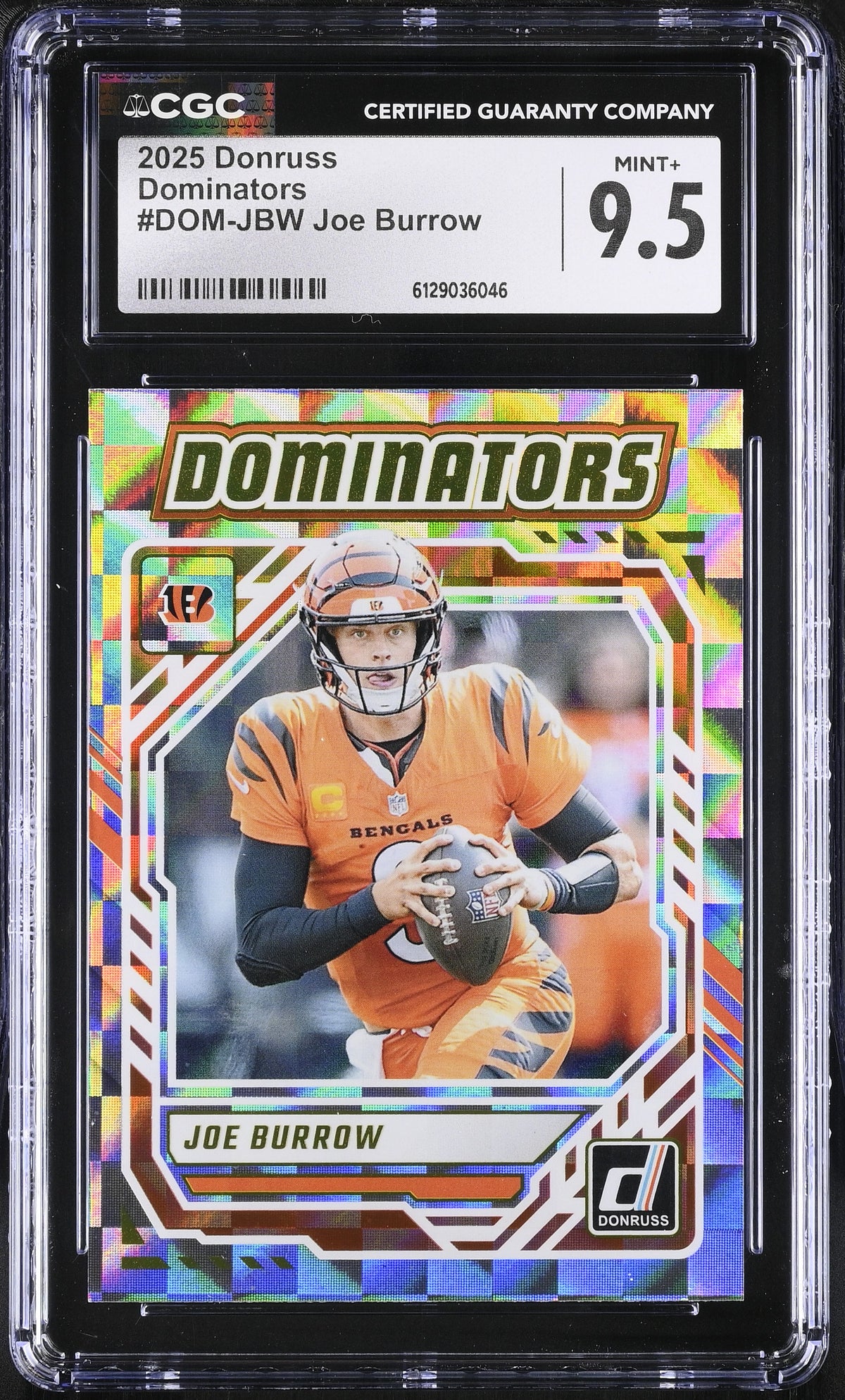 #DOM-JBW Joe Burrow Dominators CGC 9.5