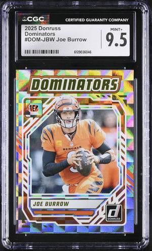 #DOM-JBW Joe Burrow Dominators CGC 9.5