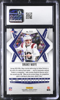 2025 Phoenix #111 Drake Maye CGC 10-2
