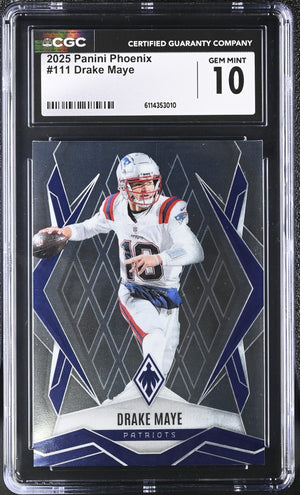2025 Phoenix #111 Drake Maye CGC 10