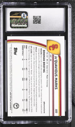 2024 University Sapphire #102 Jo'Quavious Marks CGC 10-2