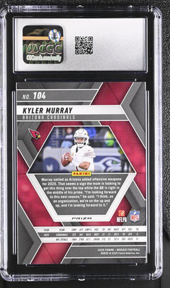 2025 Mosaic Reactive Purple #104 Kyler Murray CGC 10-2