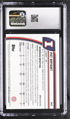 2024 University Sapphire #142 Pat Bryant CGC 10-2