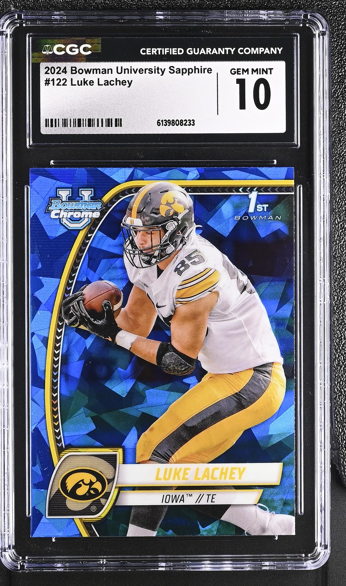 2024 University Sapphire #122 Luke Lachey CGC 10-1