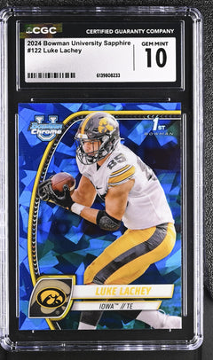 2024 University Sapphire #122 Luke Lachey CGC 10-1
