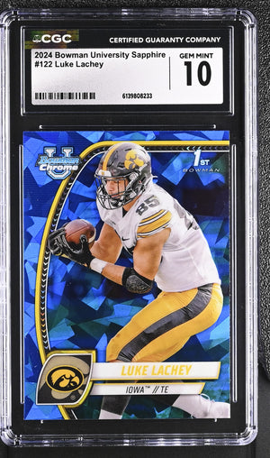 2024 University Sapphire #122 Luke Lachey CGC 10
