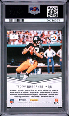 2012 Panini Prizm Decade Dominance #20 Terry Bradshaw Decade Dominance-Prizm PSA 9-2