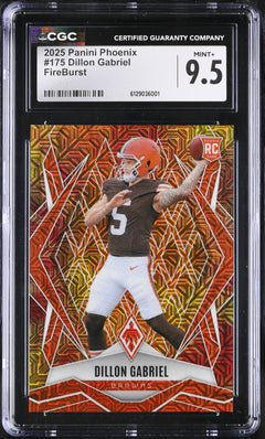 Dillon Gabriel FireBurst 136/350 2025 Phoenix #175 CGC 9.5-1