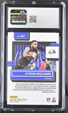 Kyren Williams Press Proof Premium #347 CGC 10-2
