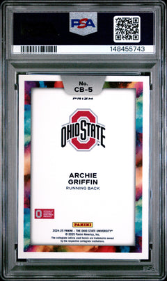 Archie Griffin 2024 Panini The Ohio State University Nil Color Blast #CB-5 PSA 10-2