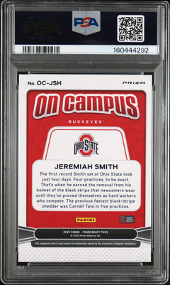 Jeremiah Smith 2024 Panini The Ohio State University Nil On Campus #OC-2 PSA 10-2