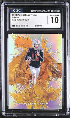 Julian Sayin 2024 Black Friday Inserts Splash Of Color 60/99 #JS CGC 10-1