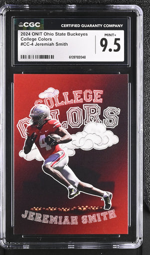 Jeremiah Smith 2024 Ohio State Buckeyes College Colors #CC-4 CGC 9.5