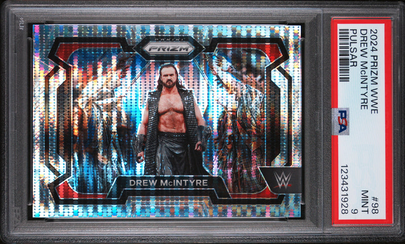 Drew Mcintyre 2024 Panini Prizm WWE Pulsar SP 267/499 PSA 9-1