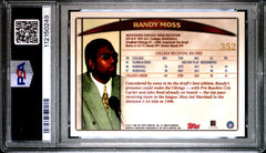Randy Moss RC 1998 Topps Rookie #352 PSA 9-2