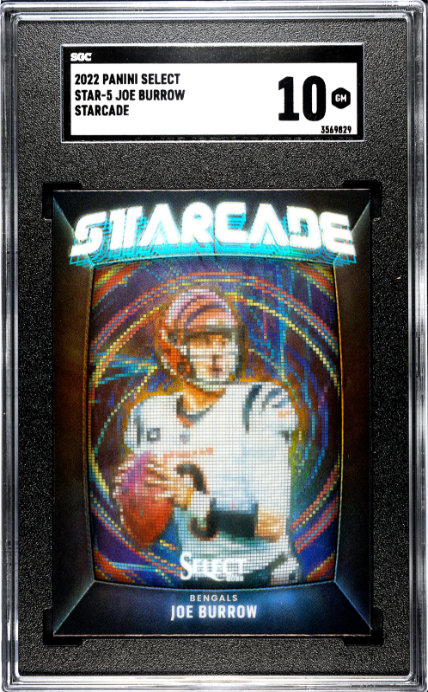 Joe Burrow 2022 Panini Select Starcade #STAR-5 SGC 10-1