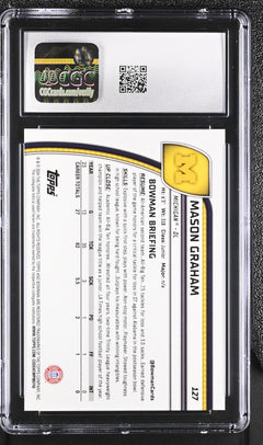 Mason Graham Gold 2024 University Sapphire 10/50 #127 CGC 9.5-2