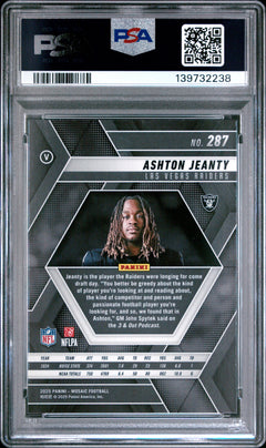Ashton Jeanty 2025 Panini Mosaic #287 139732238-2