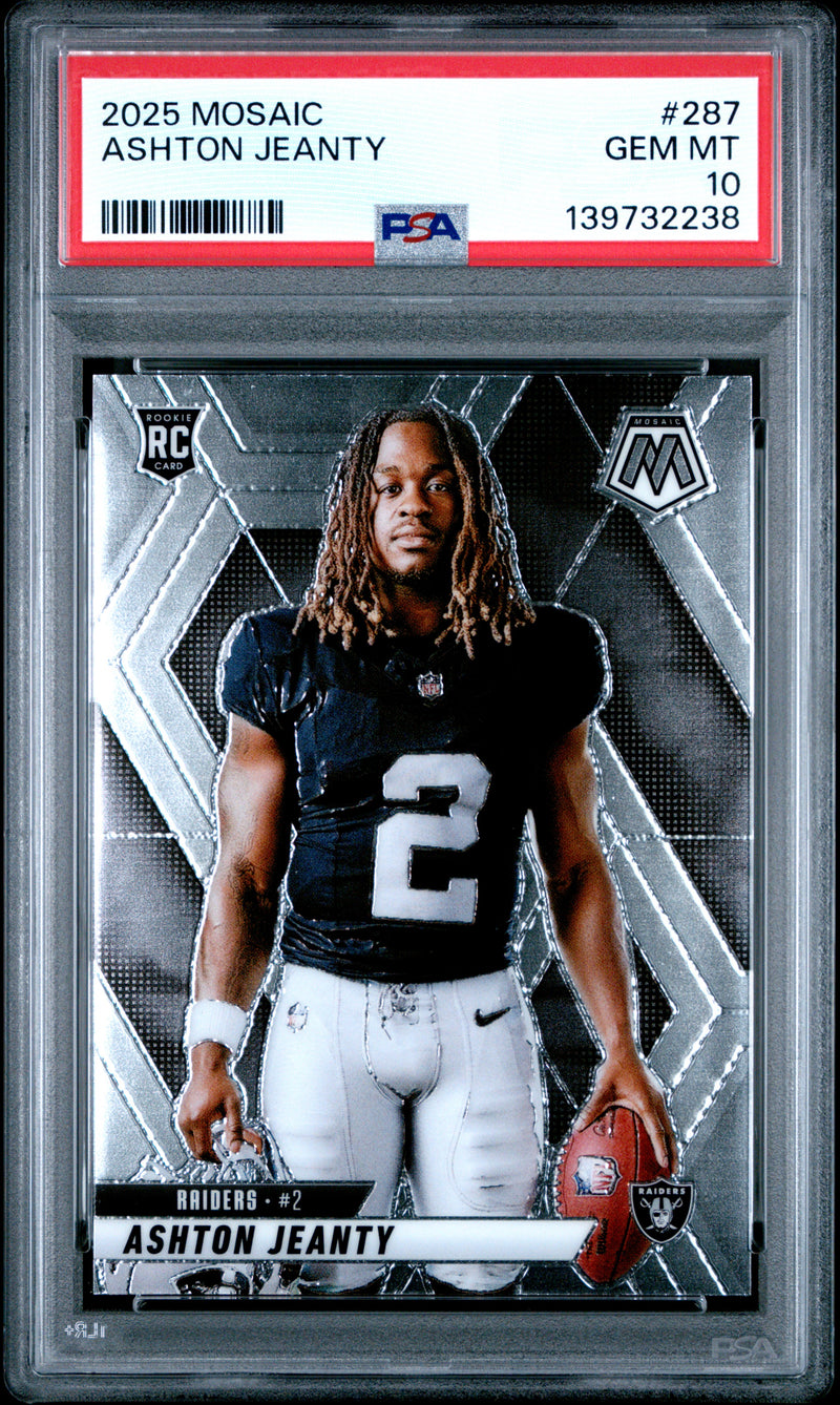 Ashton Jeanty 2025 Panini Mosaic #287 139732238-1