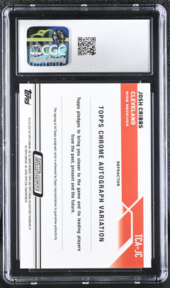Josh Cribbs Refractor 2023 Composite Chrome Autographs 121/299 #TCA-JC CGC 10-2