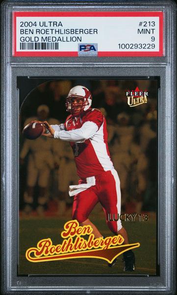 Ben Roethlisberger 2004 Ultra Gold Medallion #213 PSA 9