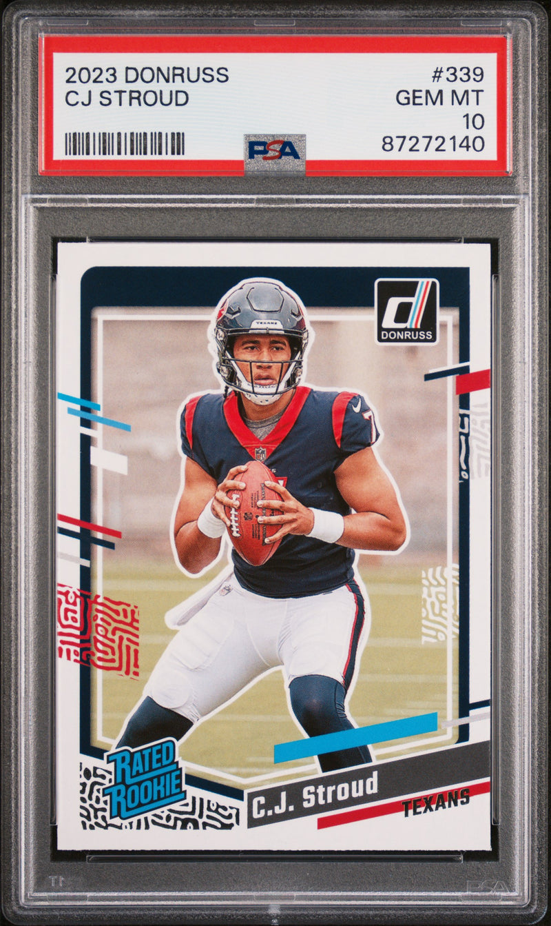 Cj Stroud 2023 Panini Donruss #339 PSA 10-1