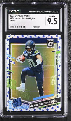 Jaxon Smith-Njigba Stars 2023 Optic #293 CGC 9.5-1