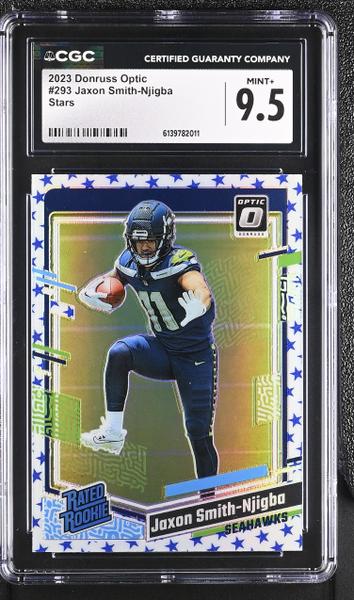 Jaxon Smith-Njigba Stars 2023 Optic #293 CGC 9.5-1
