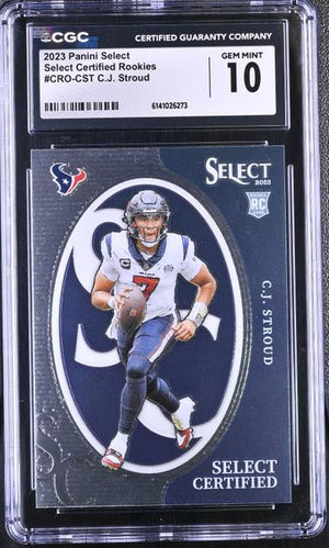 C.J. Stroud 2023 Select Certified Rookies #CRO-CST CGC 10