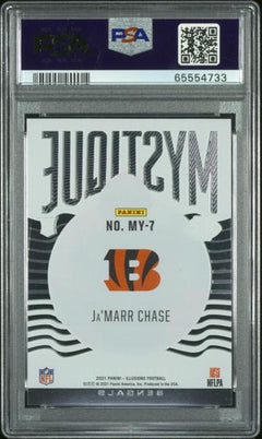 Ja’marr Chase 2021 Panini Illusions Mystique #MY-7 PSA 10-2