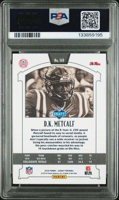 D.K. Metcalf 2019 Panini Legacy Autograph #149 PSA Authentic-2
