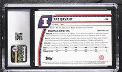 Pat Bryant 2024 Bowman University Sapphire #142 CGC 10-2
