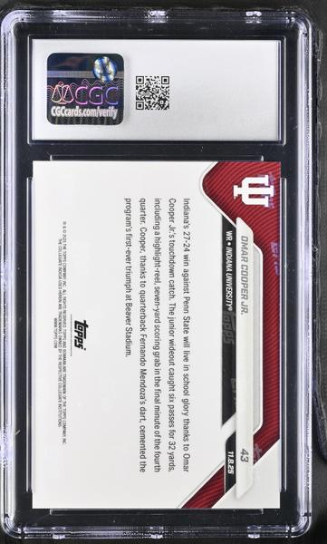 Omar Cooper Jr. 2025-26 Bowman U Now #43 CGC 10-2