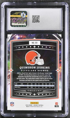 Quinshon Judkins Silver 24/75 2025 Origins #131 CGC 9-2